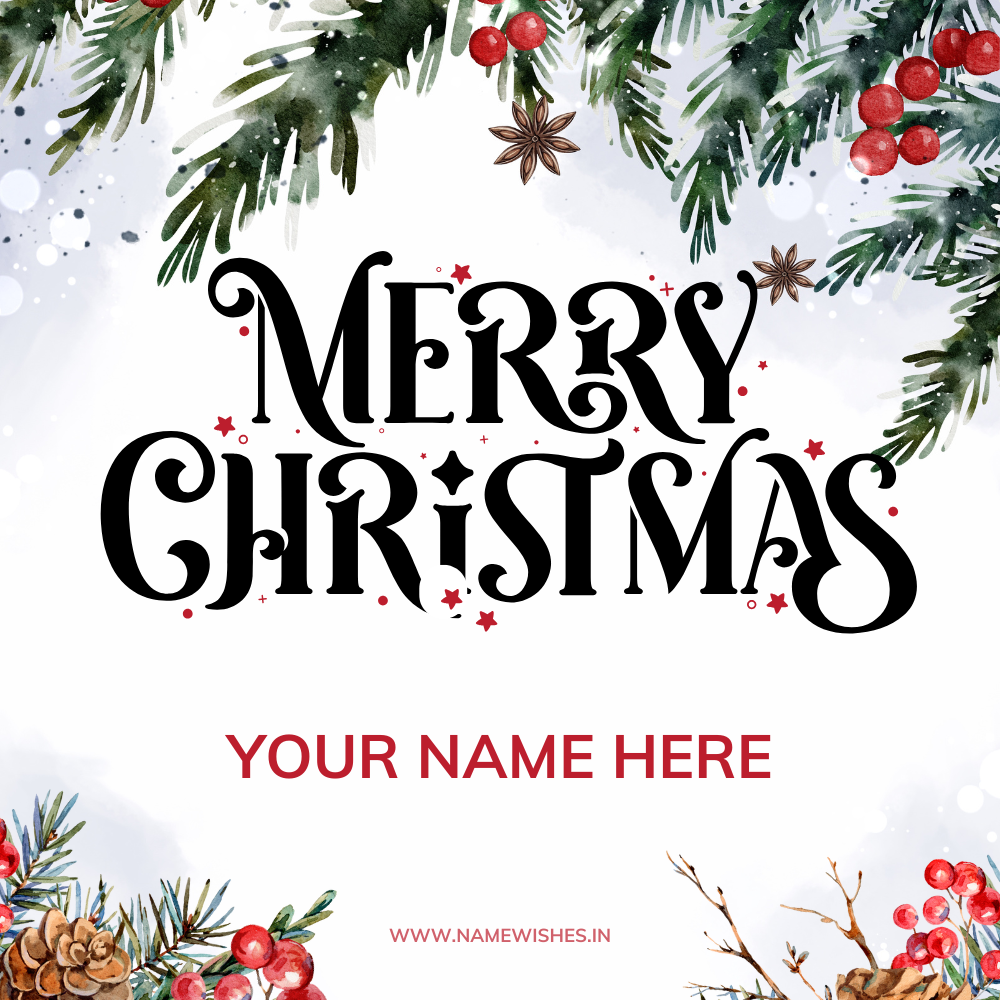 Download Christmas Wishing Card With Your Name For Free Online