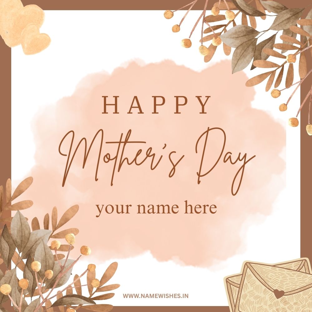 Happy Mother’s Day Card with Name Free Download