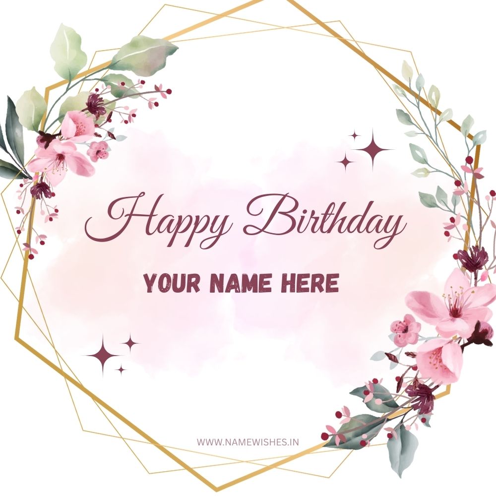 Happy Birthday Card With Your Name Free Download