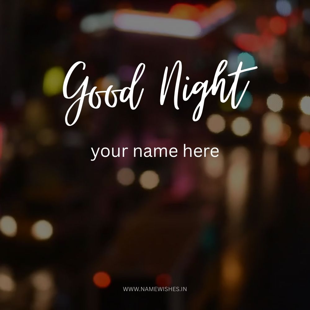 Good Morning Greeting Card with Name Free Online