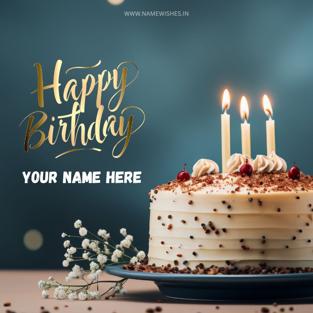 Happy Birthday Card With Name Free Download Online