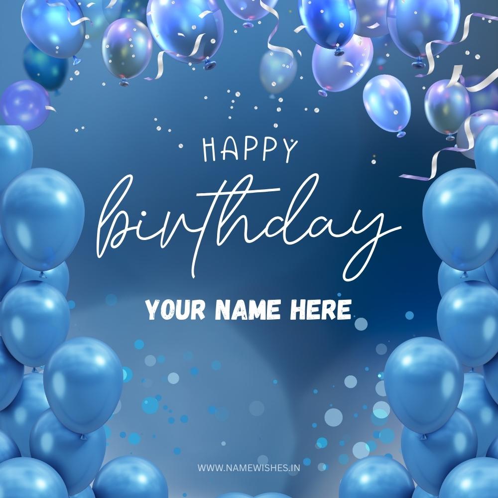 Happy Birthday Card With Name Free Online Generator