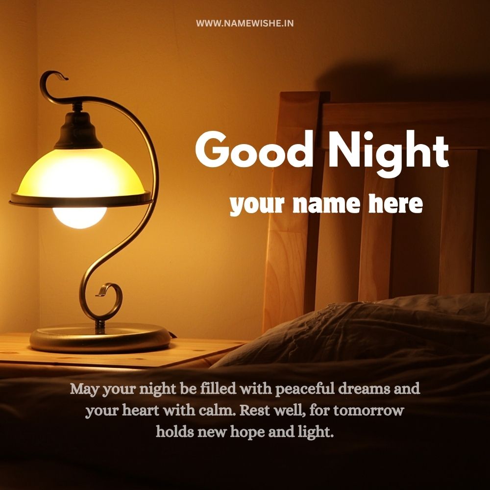 Good Night Card With Name – Free Greeting Online