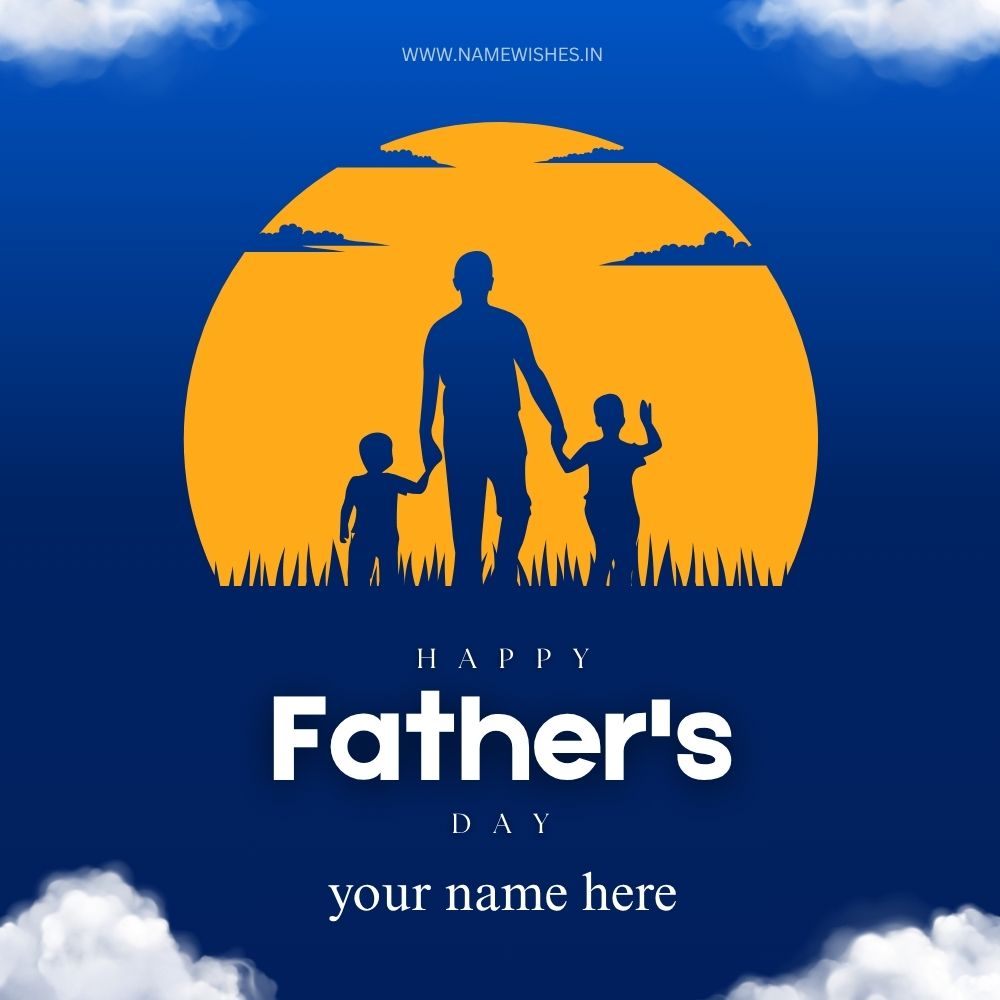 Father’s Day Greeting Card With Name Free Download