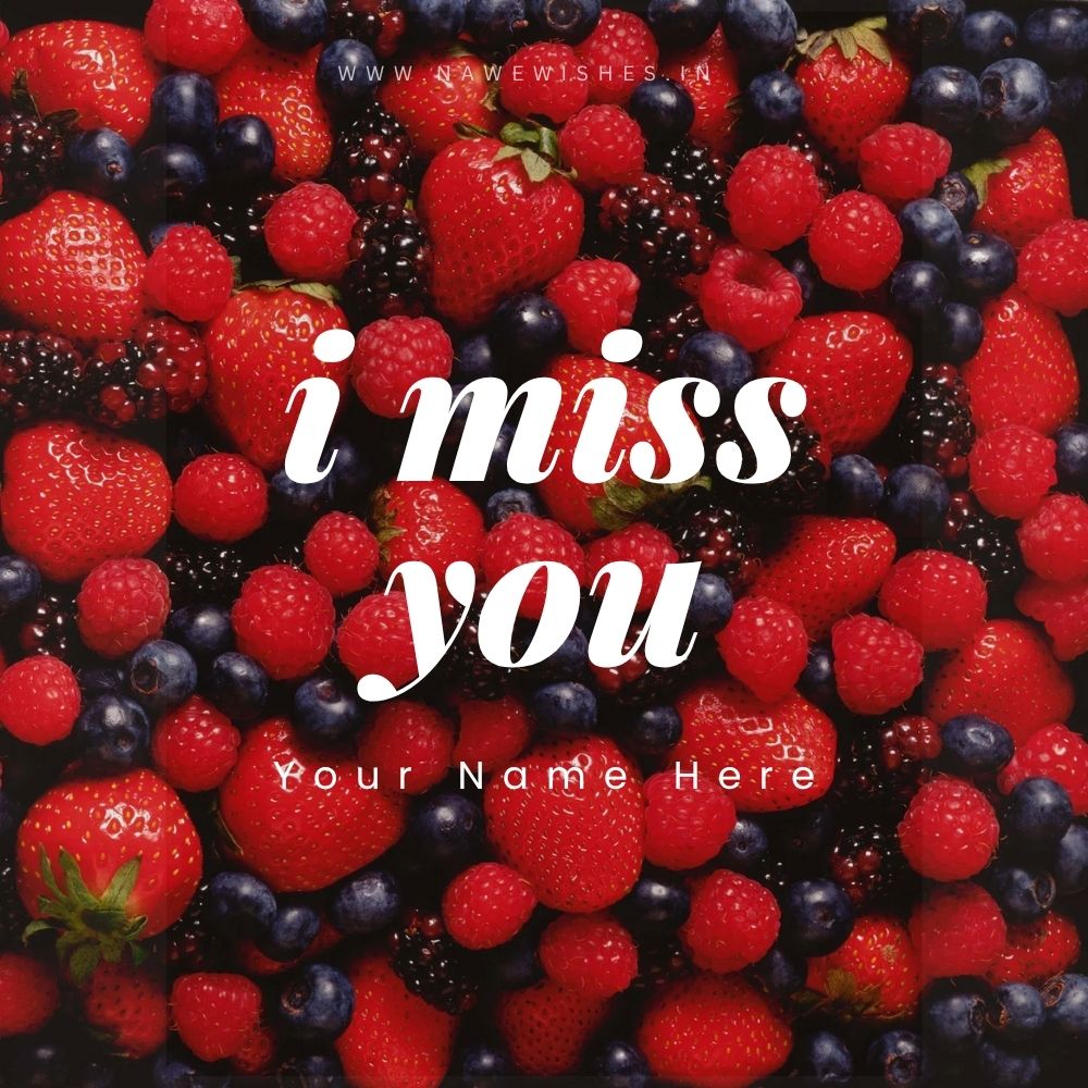 Miss You Wishes with Name – Create Free Cards