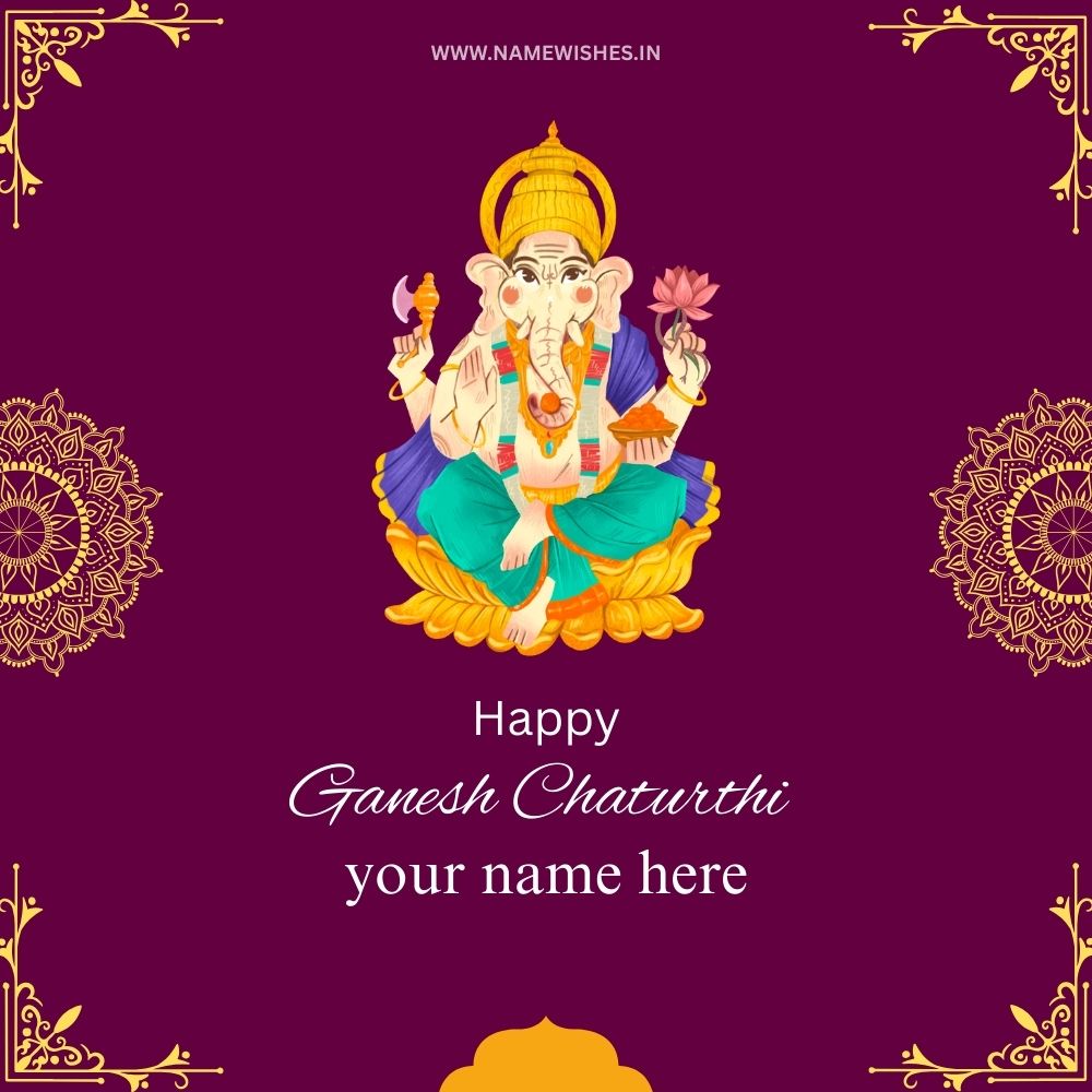 Ganesh Chaturthi Card – Create Personalized Cards Online