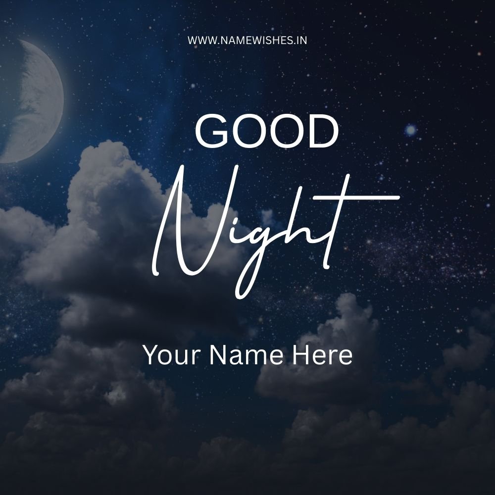 Good Night Card – Personalized Greeting Cards Online