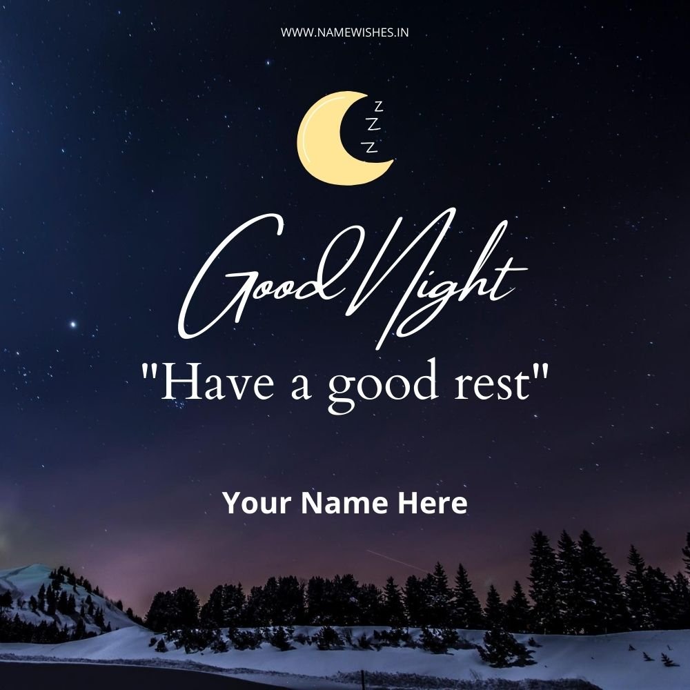 Good Night Card – Create Personalized Greetings Online