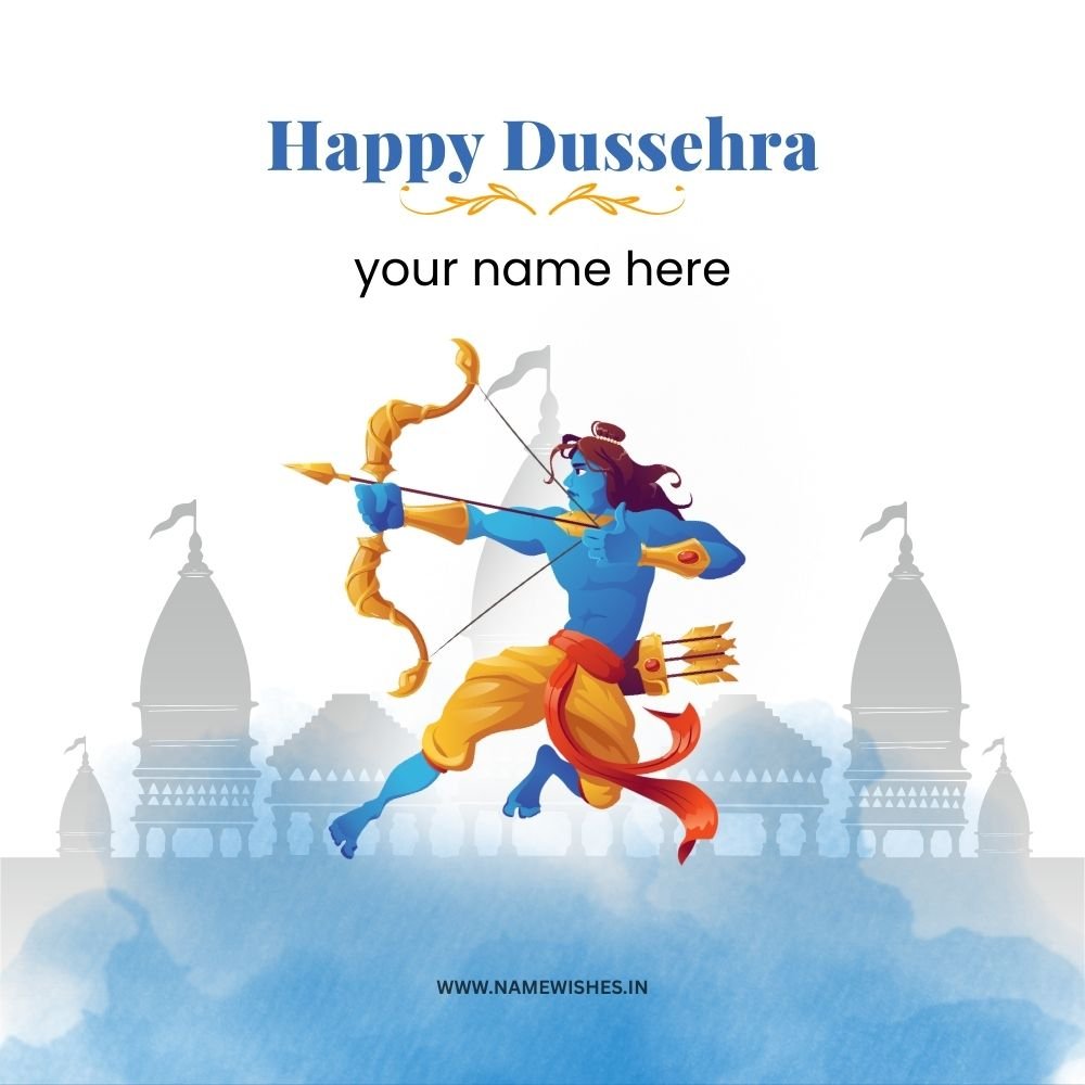 Happy Dussehra Card – Create Personalized Greetings Online