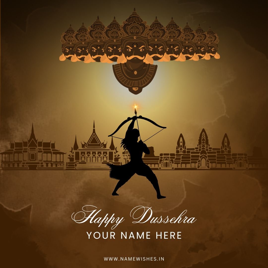 Happy Dussehra Card – Create Personalized Greetings Online