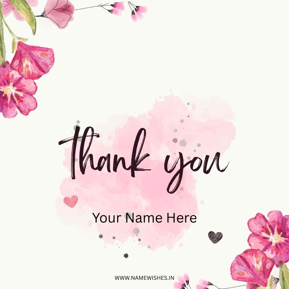 Thank You Card Free – Create Personalized Thank You Cards