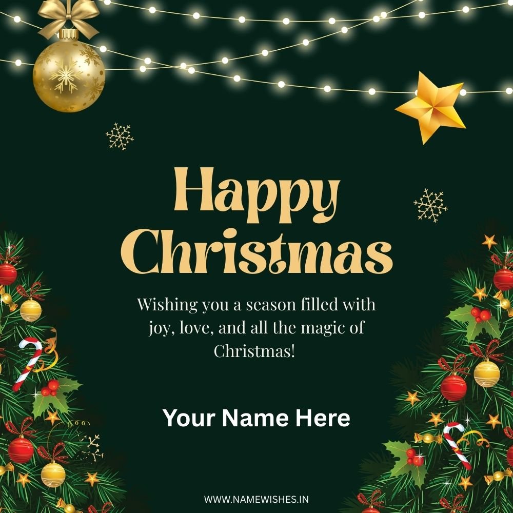 Merry Christmas Card – Create Personalized Christmas Cards Online