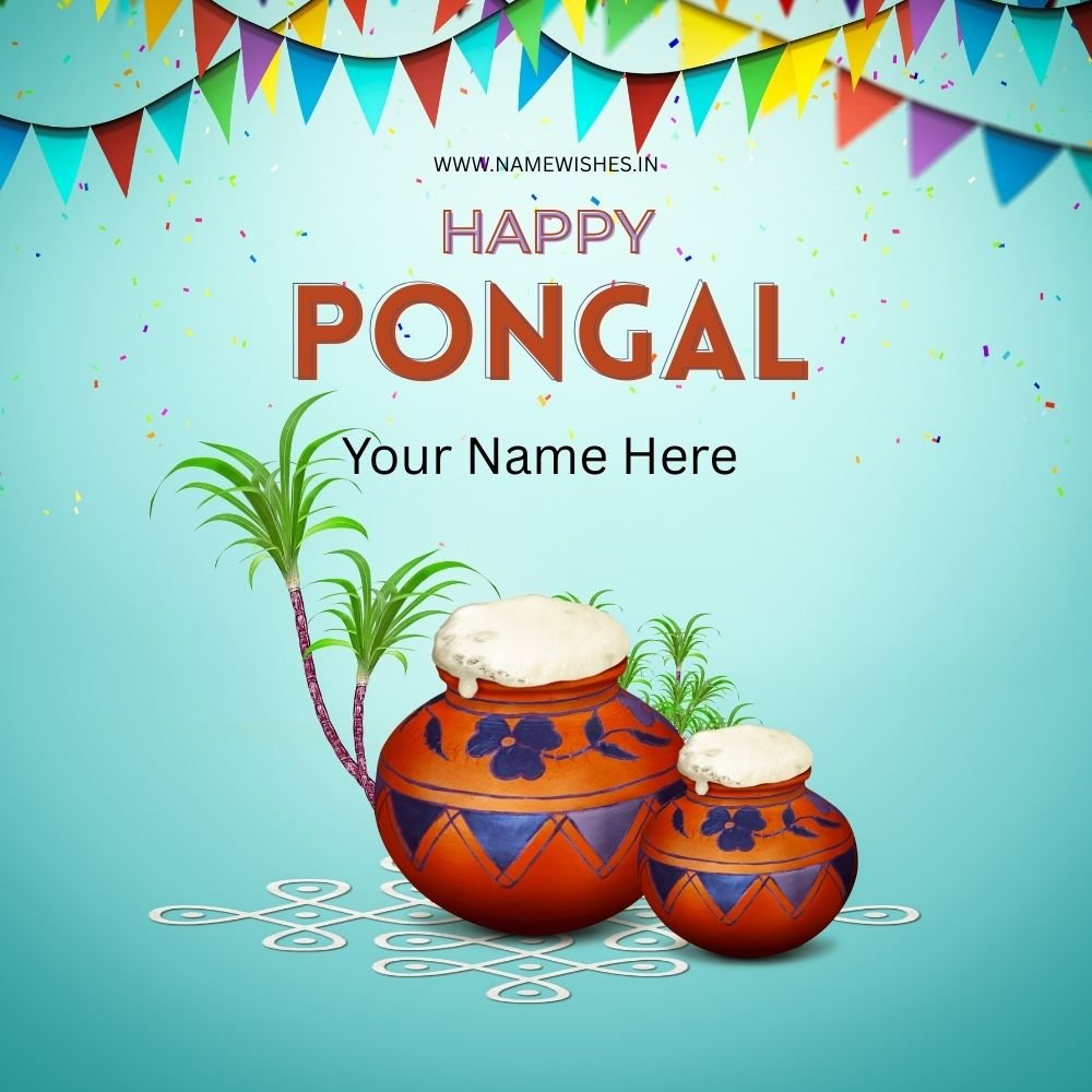 Happy Pongal Best Wishes Card to All – Free Online