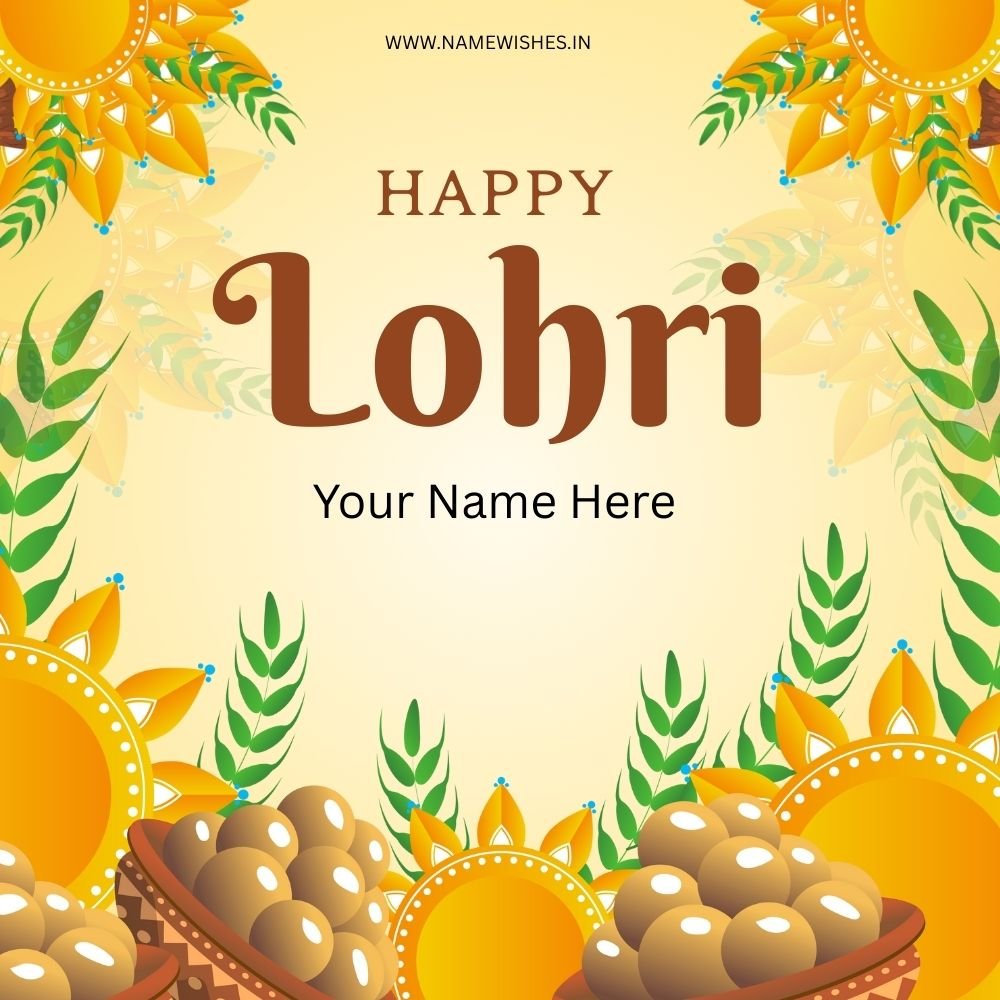 Wish You Happy Lohri Free Card – Create Online