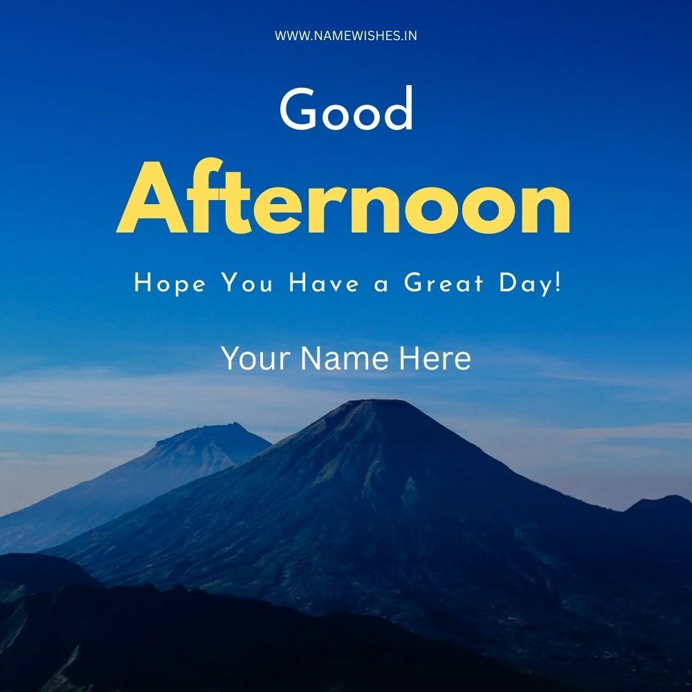 Good Afternoon Best Wishes to All – Free Online Card