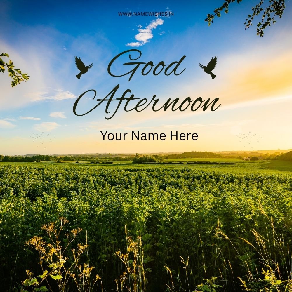 Good Afternoon Best Wishes Card – Free Online Greeting