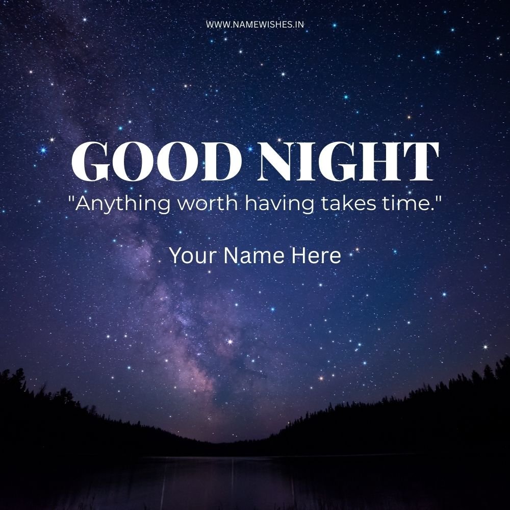 Good Night Free Wishes Card – Create Online Greeting