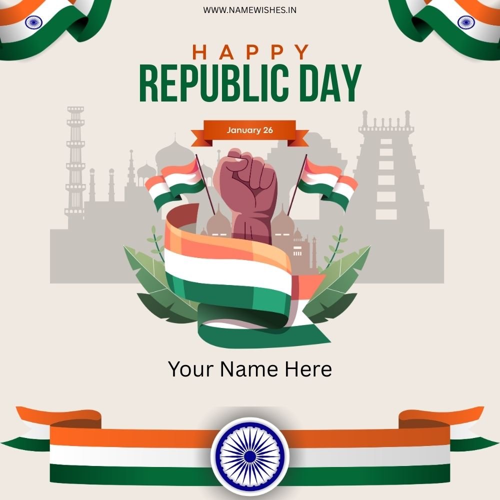 Happy Republic Day Wish to All – Free Online Card