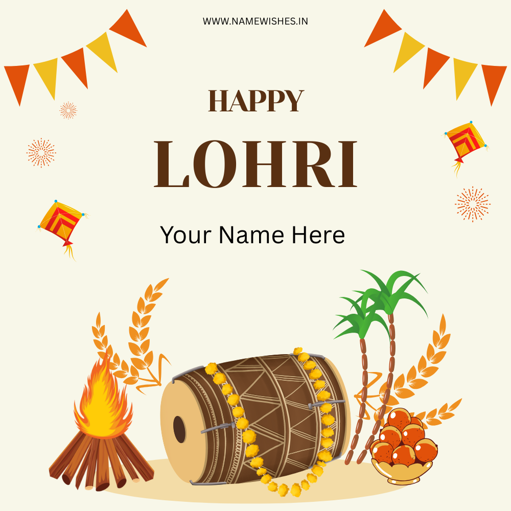 Wish You Happy Lohri Free Card – Create Online