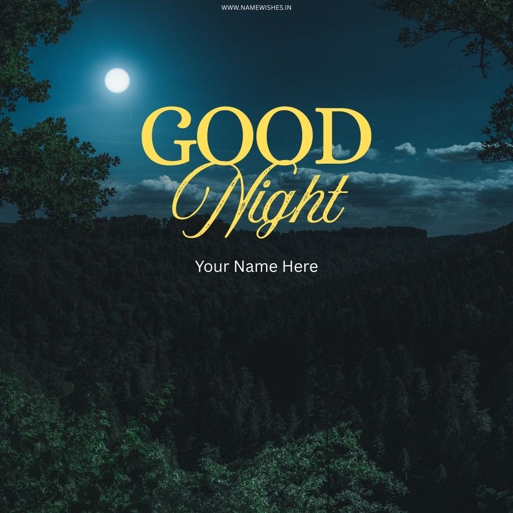 Good Night Best Wishes – Free Online Greeting Card