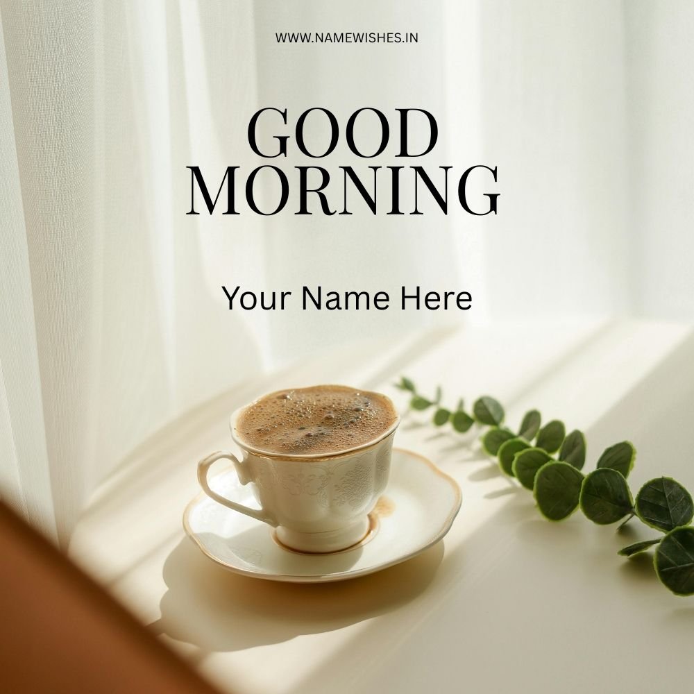Creative Good Morning Card Maker Free