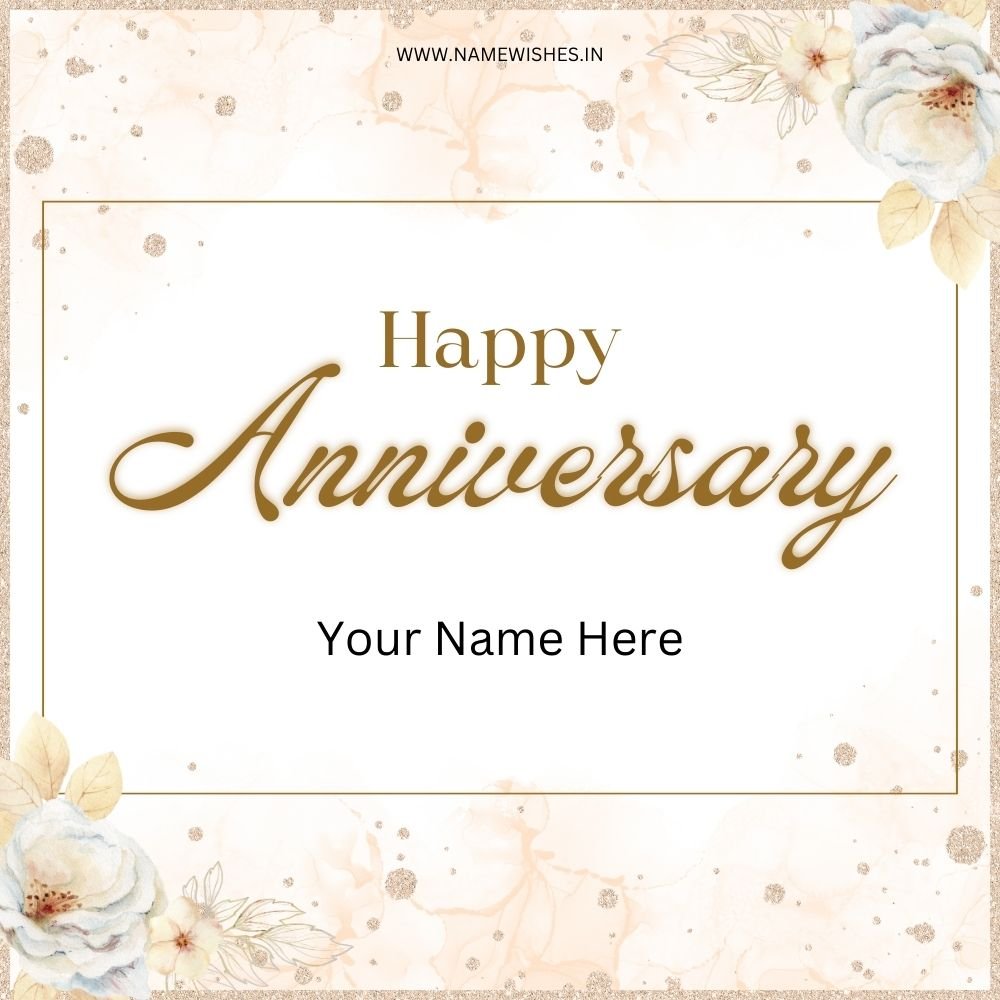 Happy Anniversary Card – Create Free Card with Name