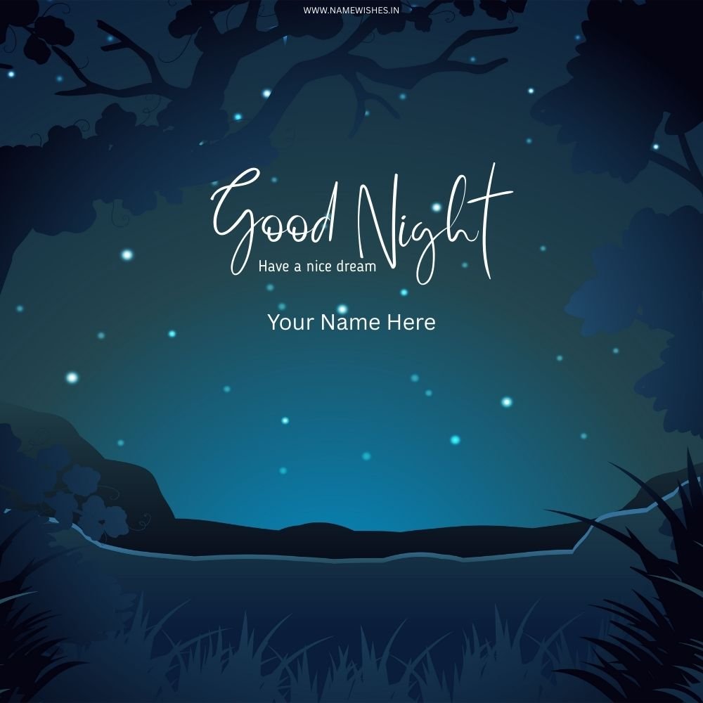 Good Night Free Wishes Card – Create Online Greeting